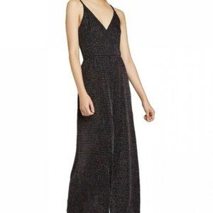 Wild Fable rainbow metallic wide leg spaghetti strap  jumpsuit pants romper Sz S